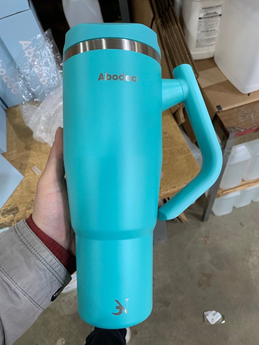 40 oz Leak Proof Insulated Coffee Tumbler (Tiffany Blue - B0F8PGNPMJ)